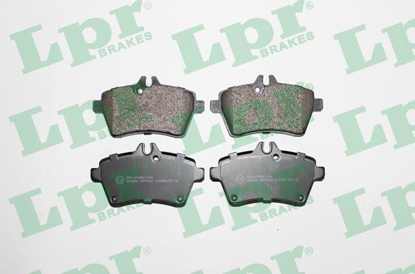 LPR 05P1242 - Brake Pad Set, disc brake autospares.lv