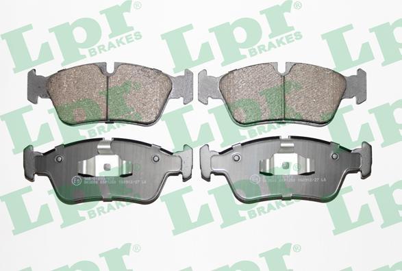LPR 05P1250 - Brake Pad Set, disc brake autospares.lv