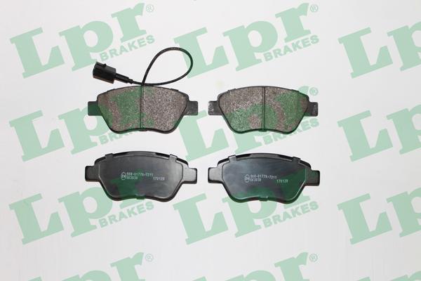 LPR 05P1266 - Brake Pad Set, disc brake autospares.lv