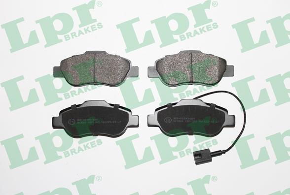 LPR 05P1263 - Brake Pad Set, disc brake autospares.lv