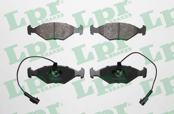 LPR 05P1204 - Brake Pad Set, disc brake autospares.lv