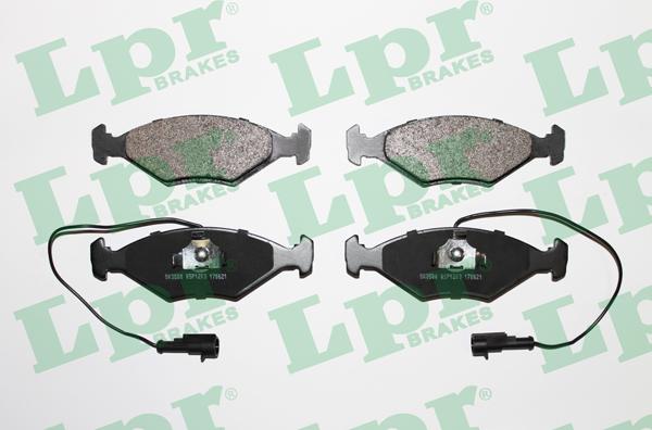 LPR 05P1203 - Brake Pad Set, disc brake autospares.lv