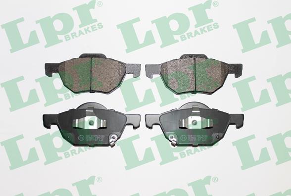 LPR 05P1211 - Brake Pad Set, disc brake autospares.lv