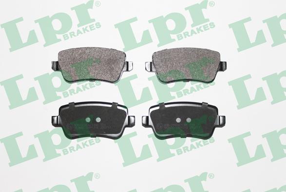 LPR 05P1218 - Brake Pad Set, disc brake autospares.lv