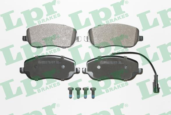 LPR 05P1217 - Brake Pad Set, disc brake autospares.lv