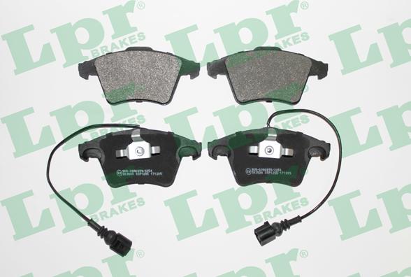 LPR 05P1285 - Brake Pad Set, disc brake autospares.lv