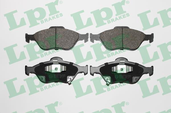 LPR 05P1283 - Brake Pad Set, disc brake autospares.lv