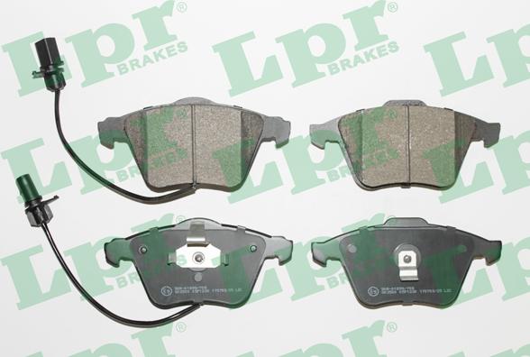 LPR 05P1230 - Brake Pad Set, disc brake autospares.lv