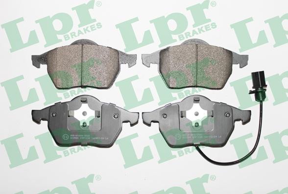 LPR 05P1238 - Brake Pad Set, disc brake autospares.lv