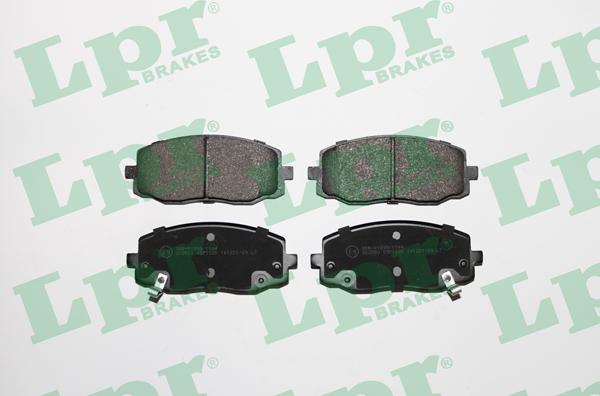 LPR 05P1220 - Brake Pad Set, disc brake autospares.lv