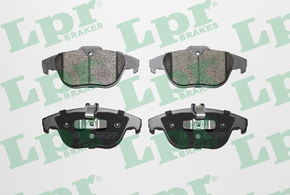 LPR 05P1274 - Brake Pad Set, disc brake autospares.lv