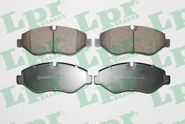 LPR 05P1275 - Brake Pad Set, disc brake autospares.lv