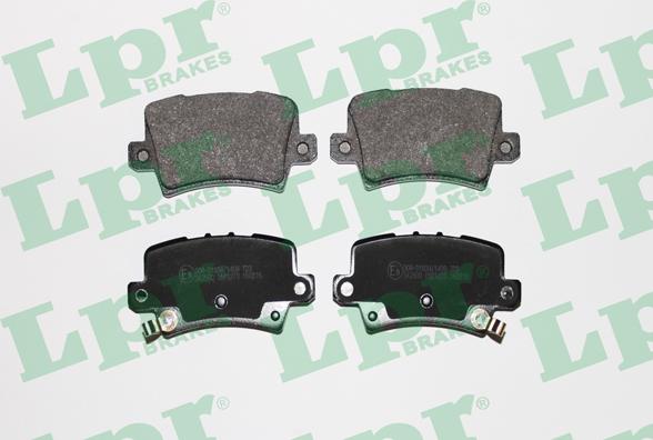 LPR 05P1273 - Brake Pad Set, disc brake autospares.lv
