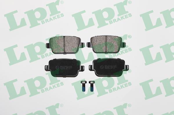 LPR 05P1272 - Brake Pad Set, disc brake autospares.lv
