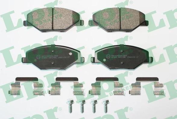 LPR 05P1795K - Brake Pad Set, disc brake autospares.lv