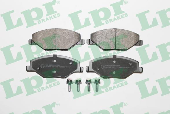 LPR 05P1795 - Brake Pad Set, disc brake autospares.lv