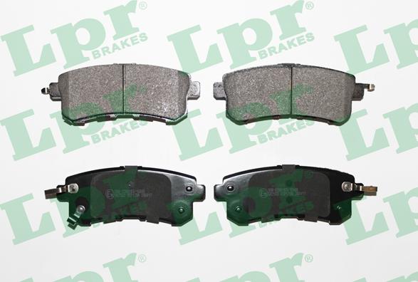 LPR 05P1798 - Brake Pad Set, disc brake autospares.lv