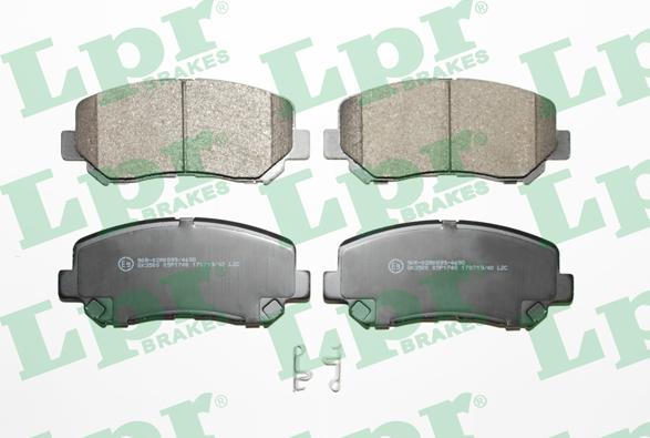 LPR 05P1748 - Brake Pad Set, disc brake autospares.lv