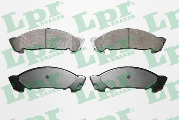 LPR 05P1750 - Brake Pad Set, disc brake autospares.lv