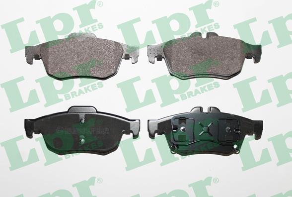 LPR 05P1761 - Brake Pad Set, disc brake autospares.lv