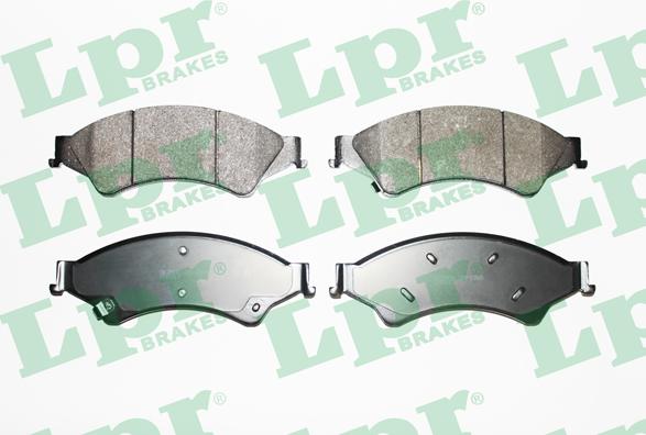 LPR 05P1768 - Brake Pad Set, disc brake autospares.lv