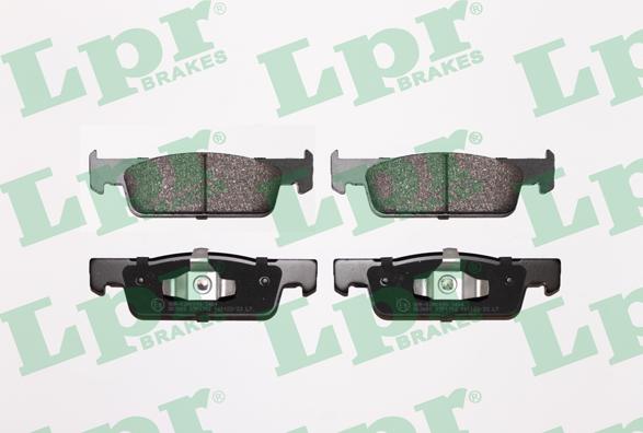 LPR 05P1702 - Brake Pad Set, disc brake autospares.lv