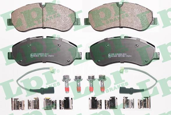 LPR 05P1786A - Brake Pad Set, disc brake autospares.lv