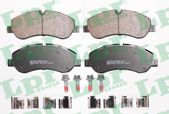 LPR 05P1786 - Brake Pad Set, disc brake autospares.lv