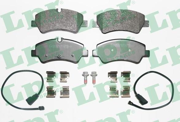 LPR 05P1787A - Brake Pad Set, disc brake autospares.lv