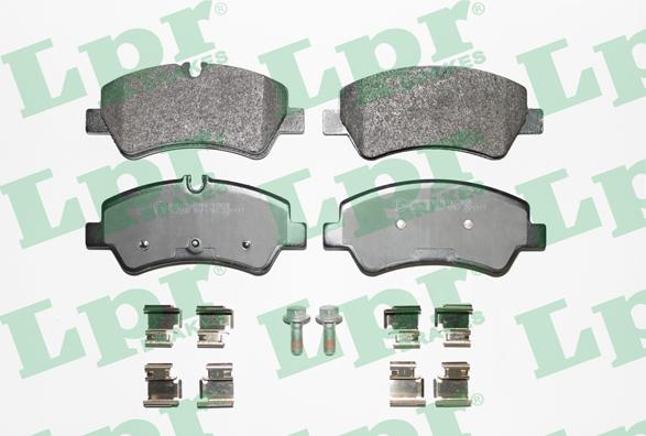 LPR 05P1787 - Brake Pad Set, disc brake autospares.lv