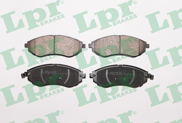 LPR 05P1730 - Brake Pad Set, disc brake autospares.lv