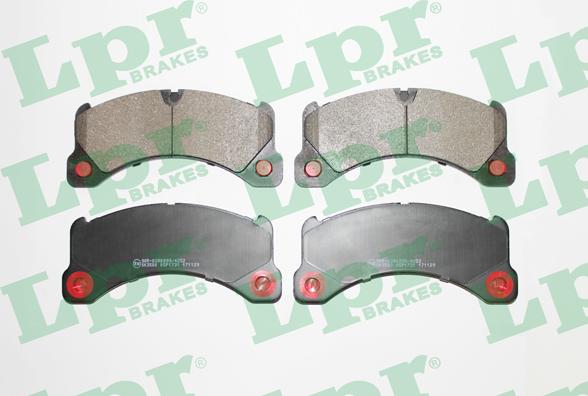 LPR 05P1731 - Brake Pad Set, disc brake autospares.lv