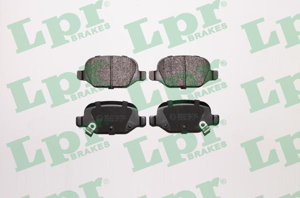 LPR 05P1724 - Brake Pad Set, disc brake autospares.lv