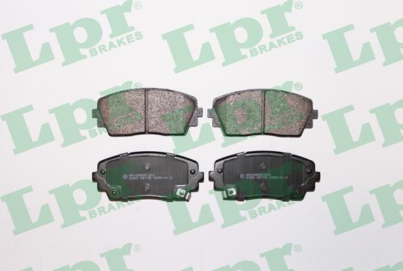 LPR 05P1726 - Brake Pad Set, disc brake autospares.lv