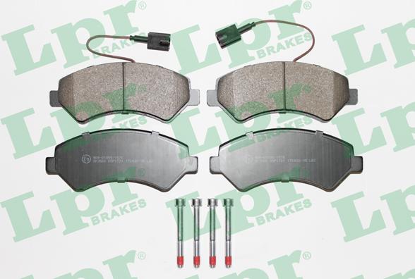 LPR 05P1721 - Brake Pad Set, disc brake autospares.lv