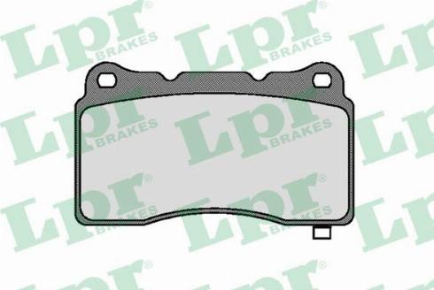 LPR 05P1775 - Brake Pad Set, disc brake autospares.lv