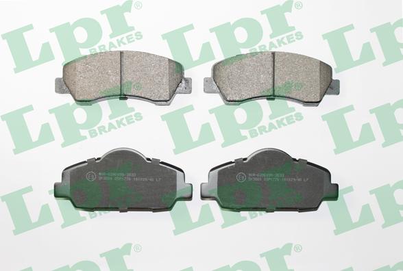 LPR 05P1770 - Brake Pad Set, disc brake autospares.lv