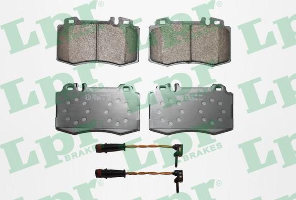 LPR 05P899A - Brake Pad Set, disc brake autospares.lv