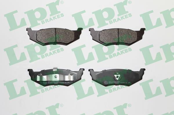 LPR 05P894 - Brake Pad Set, disc brake autospares.lv