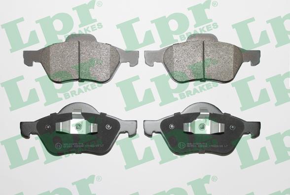 LPR 05P898 - Brake Pad Set, disc brake autospares.lv