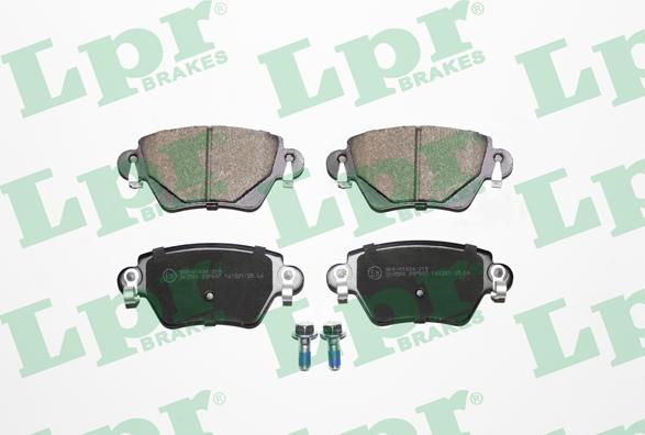 LPR 05P897 - Brake Pad Set, disc brake autospares.lv