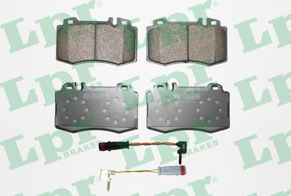 LPR 05P849A - Brake Pad Set, disc brake autospares.lv