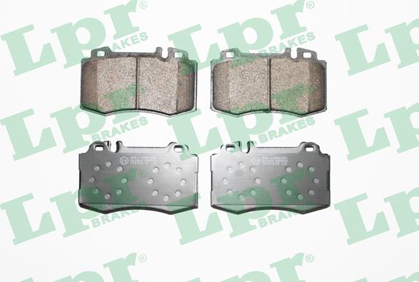 LPR 05P849 - Brake Pad Set, disc brake autospares.lv