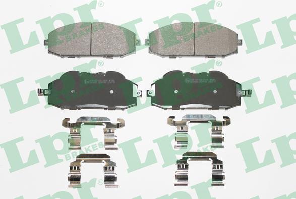 LPR 05P845 - Brake Pad Set, disc brake autospares.lv