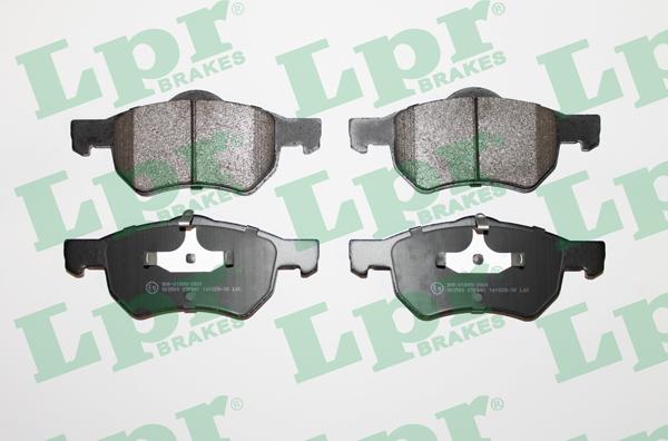 LPR 05P841 - Brake Pad Set, disc brake autospares.lv