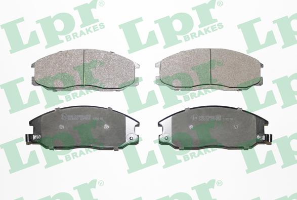 LPR 05P859 - Brake Pad Set, disc brake autospares.lv