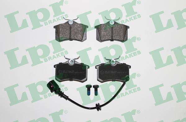 LPR 05P853 - Brake Pad Set, disc brake autospares.lv