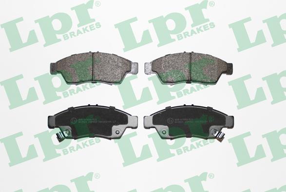 LPR 05P852 - Brake Pad Set, disc brake autospares.lv