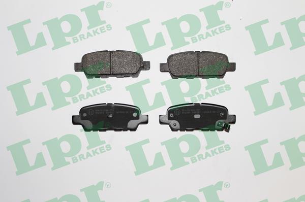 LPR 05P857 - Brake Pad Set, disc brake autospares.lv
