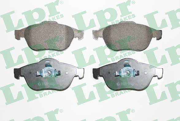 LPR 05P864 - Brake Pad Set, disc brake autospares.lv